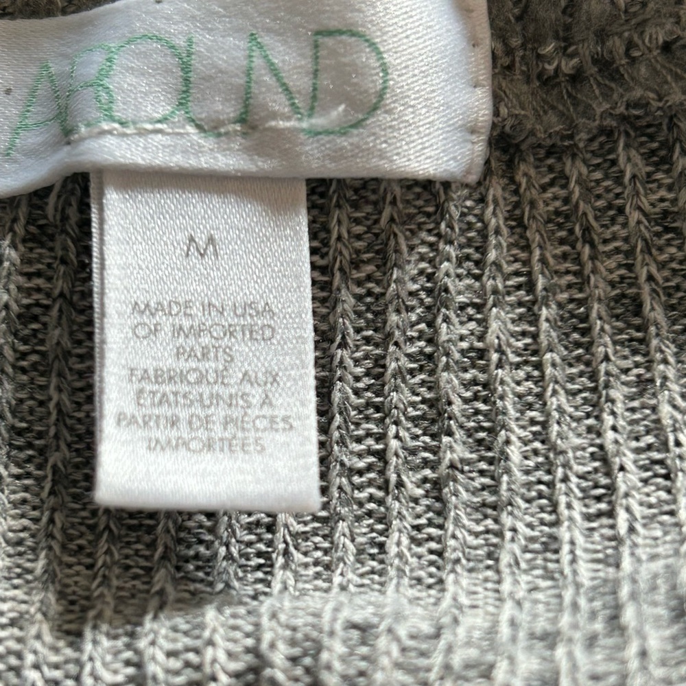ABOUND Gray Ribbed Knit Top - Picture 2 of 3